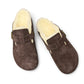 ARIA MAKU MOCCASIN SLIPPERS - DARK BROWN