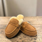 ARIA KAVIR MOCCASIN SLIPPERS - TAN