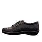 Ziera Allsorts black leather orthopedic shoes with extra-wide fit and supportive molded sole.
photo of the left side