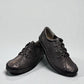Ziera Allsorts black leather orthopedic shoes with extra-wide fit and supportive molded sole.
photo of the front side