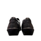 Ziera Gummibear black leather Mary Jane flats with arch support and adjustable strap.
photo of the back side